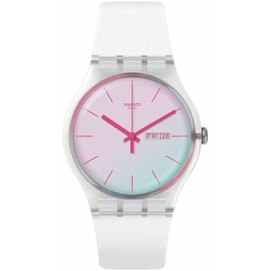 Ladies' Watch Swatch POLAWHITE (Ø 41 mm)-0