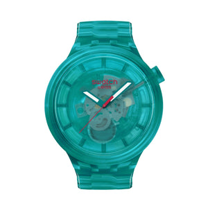 Men's Watch Swatch SB05L101 Green (Ø 47 mm)-0