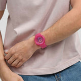 Men's Watch Swatch SB05P102 Pink (Ø 47 mm)-2