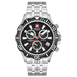 Men's Watch Swiss Military Hanowa SM06-5305.04.007 Black Silver-0