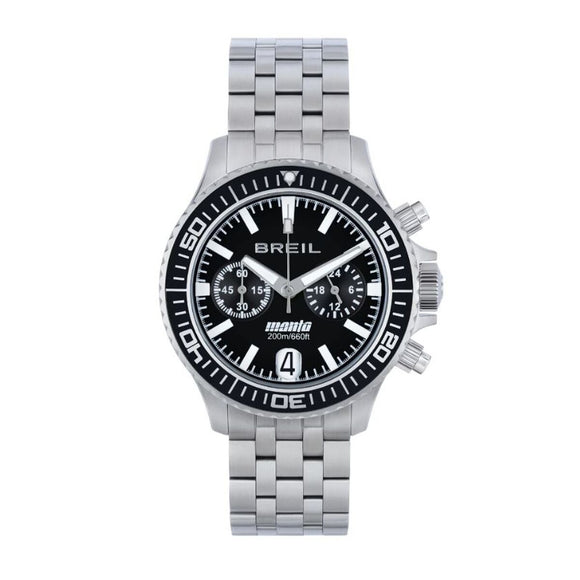 Men's Watch Breil TW2012 Black Silver-0