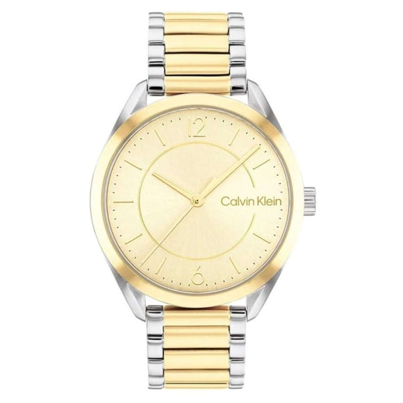Men's Watch Calvin Klein 25200192 Golden (Ø 30 mm)-0
