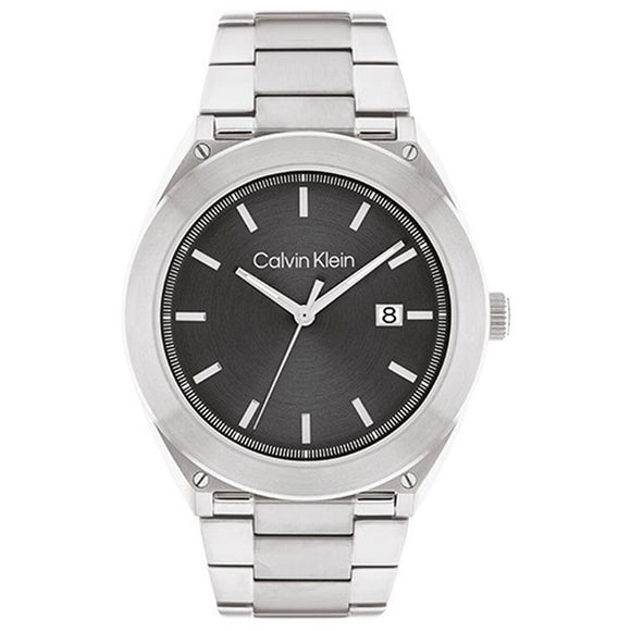 Men's Watch Calvin Klein 25200196 Grey Silver (Ø 44 mm)-0