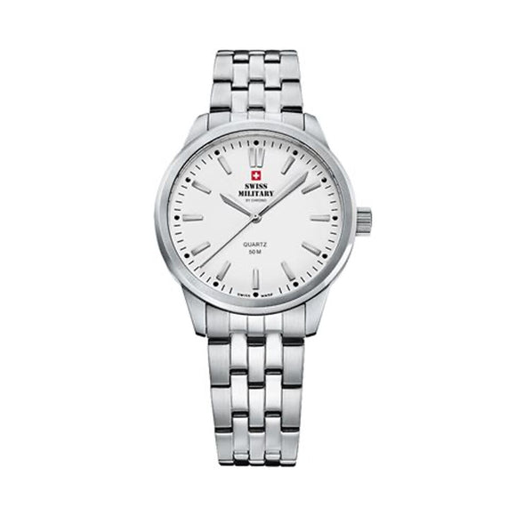 Men's Watch Swiss Military Chrono SMP36010.02 Silver-0