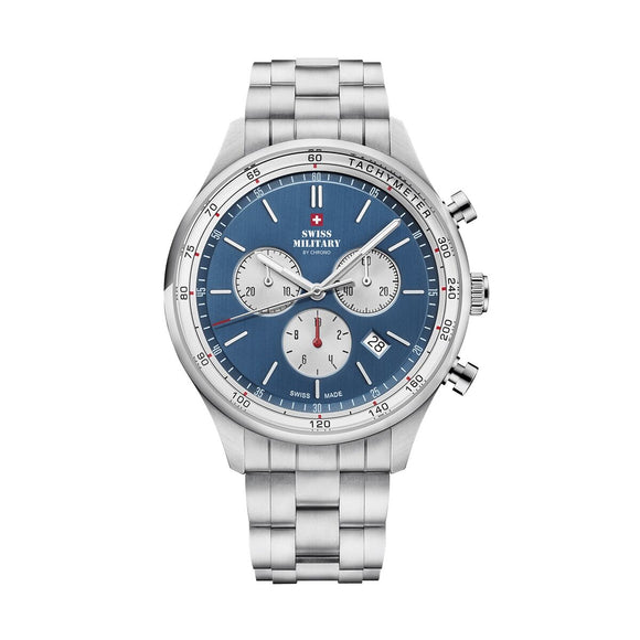 Men's Watch Swiss Military Chrono SM34081.03 Silver-0