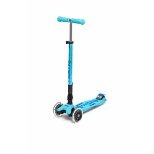 Scooter Micro Maxi Deluxe LED Blue-0