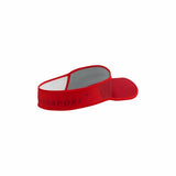 Visor Compressport XHWU389-3050 Red One size-3