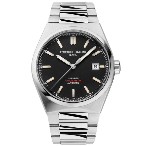 Men's Watch Frederique Constant FC-303BBG3NH6B Black Silver-0
