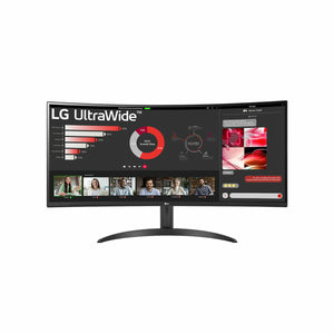 Monitor LG 34WR50QC-B 34" HDR10 VA LCD Flicker free 60 Hz-0