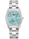 Swiss Alpina Military Watch 7714-7131 Pointed Dial Stainless Steel Case