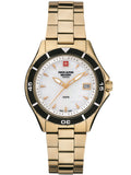 Swiss Alpine Military Watch 7740-1113 Quartz 10 ATM Mineral Glass Date Official Box