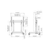 Trolley Vogel's RISE 3205 43" 86"-3