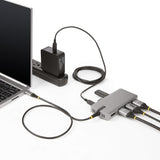 USB-C Hub Startech 117B-USBC-MULTIPORT Grey 100 W-7