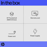 HP Docking Station Thunderbolt 280W G4 with Combo Cable