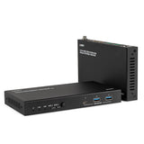 Lindy 39365 Network Extender Transmitter and Receiver Black