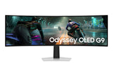 Samsung Odyssey G9 49\" Dual QHD OLED Monitor, Silver