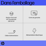 HP Thunderbolt Dock 280W G4 4 4K Display Support