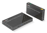 Lindy 38346 AV Extender - Transmitter and Receiver - Black
