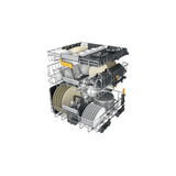 Dishwasher Whirlpool Corporation W8IHP42LSC Black 60 cm-7