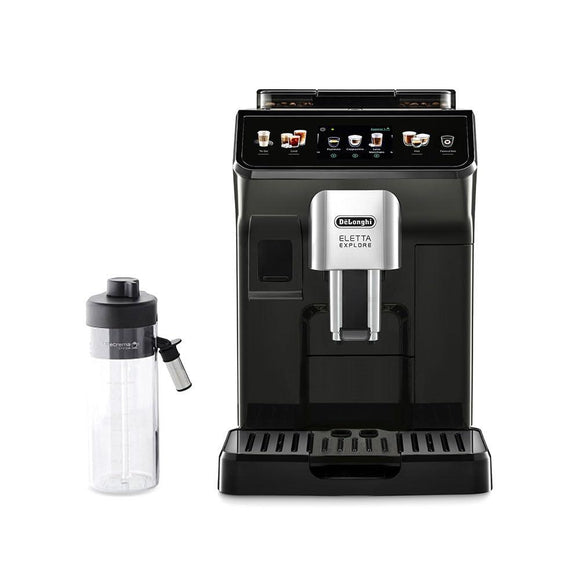 Delonghi Coffee Maker | ECAM450.65.G Eletta Explore | Pump pressure 19 bar | Built-in milk frother | Automatic | 1450 W | Grey-0