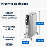 Oil-filled Radiator DeLonghi TRD50820 900 W-6