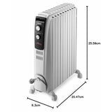 Oil-filled Radiator DeLonghi TRD51025 White-5