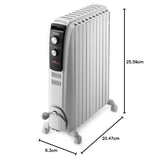 Oil-filled Radiator DeLonghi TRD51025 White-1