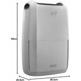 Dehumidifier DeLonghi DDSX225 White Grey-7