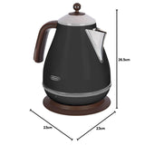 Kettle DeLonghi KBOV 2001.BK 2000 W 1,7 L Black Stainless steel-1