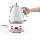 Kettle DeLonghi White Stainless steel 1,7 L 2000 W-5