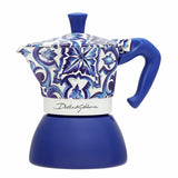 Italian Coffee Pot Bialetti D&G BLU MEDI 4T 150 ml Blue Stainless steel 4 Cups-0