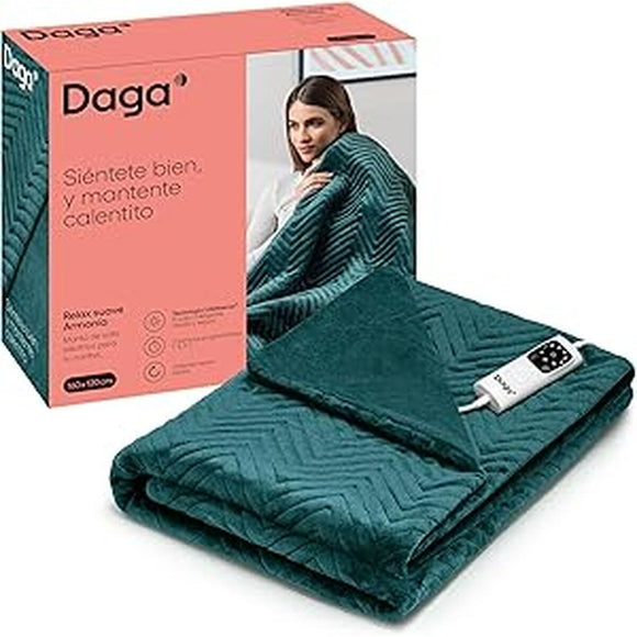 Electric Blanket Daga RELAX 160 x 120 cm Green 100 % polyester-0