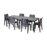 Expandable table IPAE Progarden 08330127 polypropylene 150 x 220 x 90 cm-1