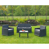 Garden furniture IPAE Progarden Iseo isec04ag (4 Pieces)-1