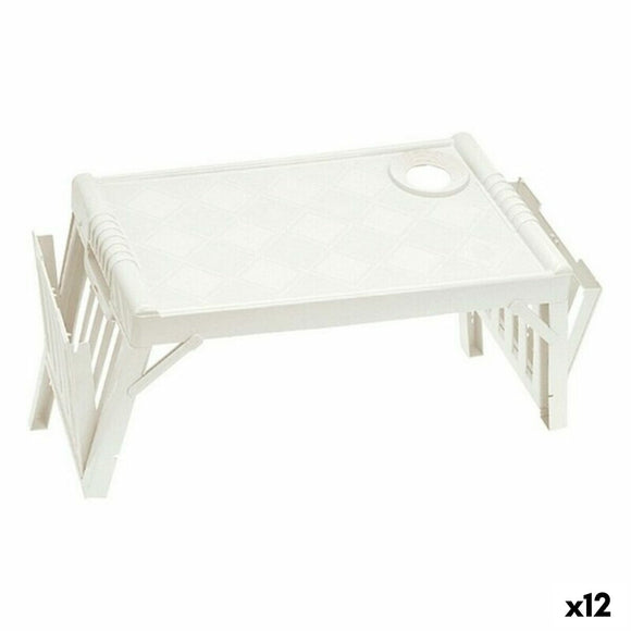 Folding Tray for Bed Tontarelli Life Beige 52 x 32 x 25 cm (12 Units)-0