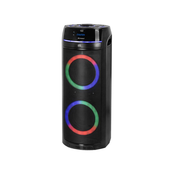 Portable Bluetooth Speakers Trevi XF 900 CD Black Multicolour 4 W-0