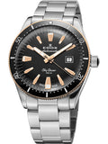 Edox Men's Watch 80126-357RNM-NIRB Quartz 30 ATM Sapphire Official Box
