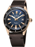 Edox Watch 80126-BRN-BUIDR Gent Quartz 30 ATM Date Sapphire Glass Official Box