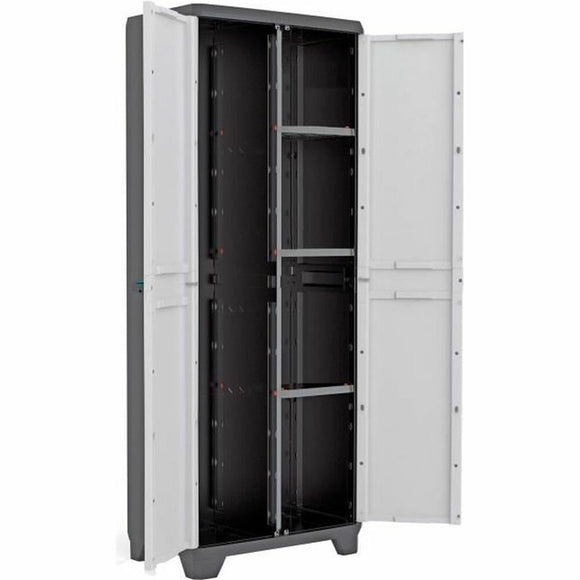 Shelves KIS 9726000 0616 02 Black/Grey Resin Plastic 68 x 39 x 173 cm-0