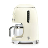 Drip Coffee Machine Smeg DCF02CREU 1050 W Retro Grey Cream-4