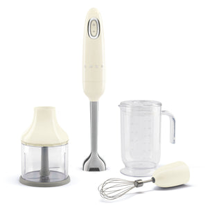 Multifunction Hand Blender with Accessories Smeg HBF03CREU Cream 700 W-0