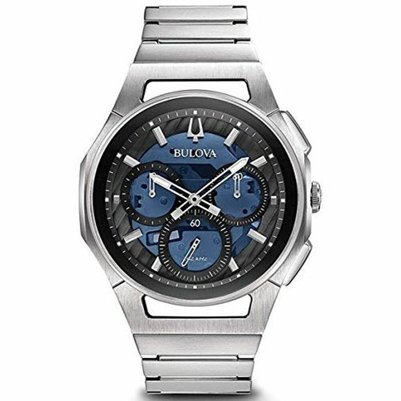 Men's Watch Bulova 96A205 Silver-0
