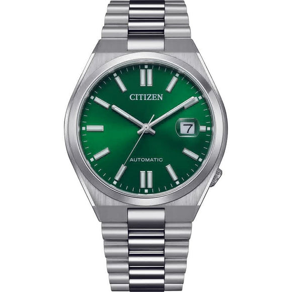 Men's Watch Citizen TSUYOSA AUTOMATIC Green Silver (Ø 40 mm)-0