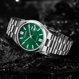 Men's Watch Citizen TSUYOSA AUTOMATIC Green Silver (Ø 40 mm)-3