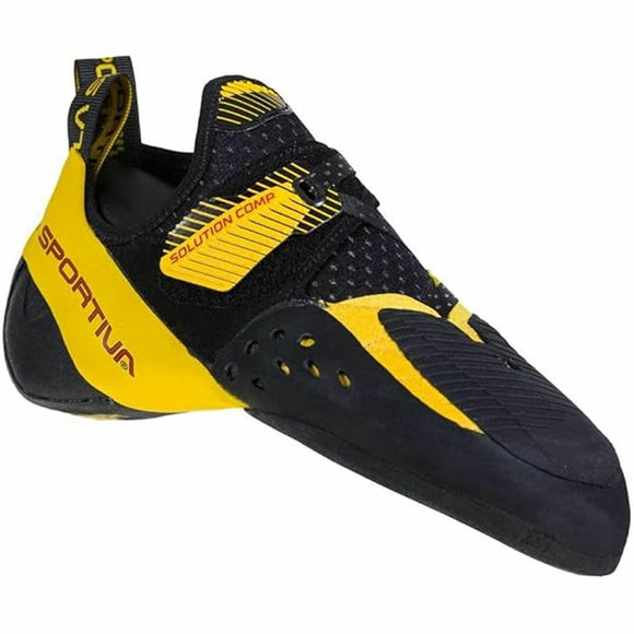 Climbing shoes La Sportiva Solution Comp Black Yellow-0