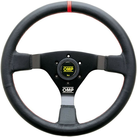 Racing Steering Wheel OMP OD/1980/NR Ø 35 cm Black/Red Red/Black-0