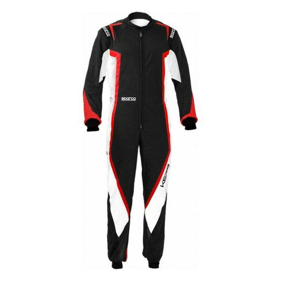 Karting Overalls Sparco K44 Kerb Black/Red (Size XL)-0