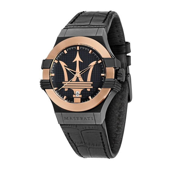 Unisex Watch Maserati R8851108032 Black (Ø 41 mm)-0