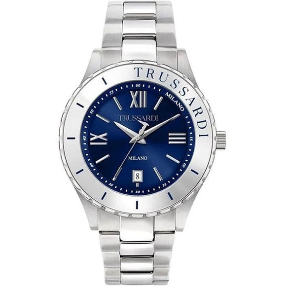 Men's Watch Trussardi T-LOGO Silver (Ø 43 mm)-0