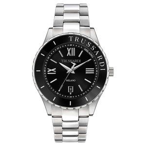 Men's Watch Trussardi R2453143010 Black Silver-0